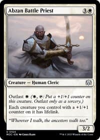 Abzan Battle Priest from Commander: March of the Machine