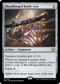 Bloodforged Battle-Axe from Commander: March of the Machine