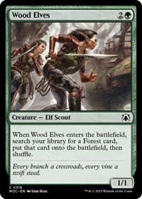 Wood Elves from Commander: March of the Machine