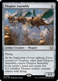 Thopter Assembly from Commander: March of the Machine
