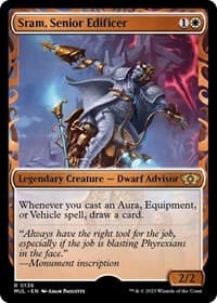 Sram, Senior Edificer (Halo Foil) from March of the Machine: Multiverse Legends