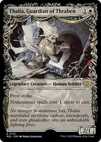 Thalia, Guardian of Thraben (Halo Foil) from March of the Machine: Multiverse Legends
