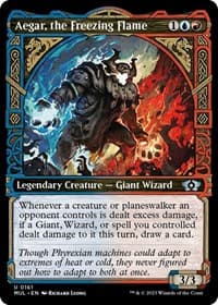 Aegar, the Freezing Flame (Halo Foil) from March of the Machine: Multiverse Legends