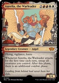 Aurelia, the Warleader (Halo Foil) from March of the Machine: Multiverse Legends