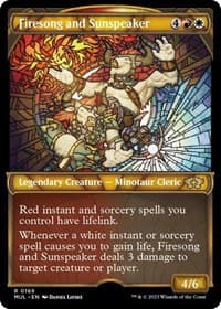 Firesong and Sunspeaker (Halo Foil) from March of the Machine: Multiverse Legends