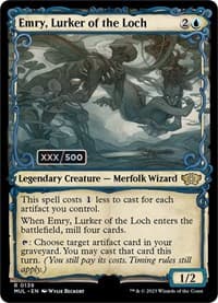 Emry, Lurker of the Loch (Serial Numbered) from March of the Machine: Multiverse Legends