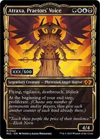Atraxa, Praetors' Voice (Serial Numbered) from March of the Machine: Multiverse Legends