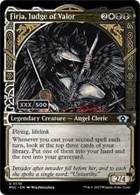 Firja, Judge of Valor (Serial Numbered) from March of the Machine: Multiverse Legends