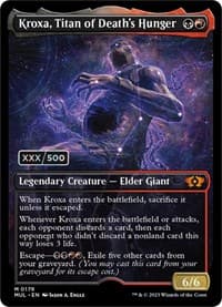 Kroxa, Titan of Death's Hunger (Serial Numbered) from March of the Machine: Multiverse Legends