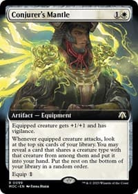 Conjurer's Mantle (Extended Art) from Commander: March of the Machine