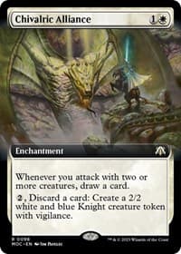 Chivalric Alliance (Extended Art) from Commander: March of the Machine