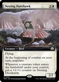 Nesting Dovehawk (Extended Art) from Commander: March of the Machine