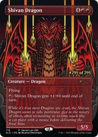 Shivan Dragon (Serial Numbered) from Secret Lair Drop Series