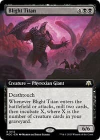 Blight Titan (Extended Art) from Commander: March of the Machine