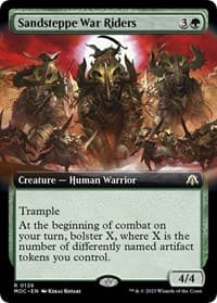 Sandsteppe War Riders (Extended Art) from Commander: March of the Machine