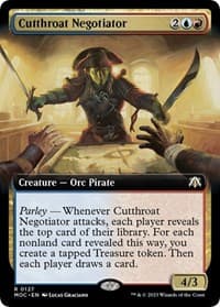 Cutthroat Negotiator (Extended Art) from Commander: March of the Machine