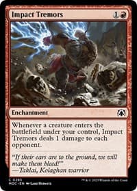 Impact Tremors from Commander: March of the Machine