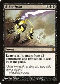 Aether Snap from The List Reprints