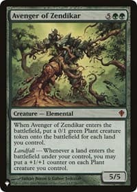 Avenger of Zendikar from The List Reprints