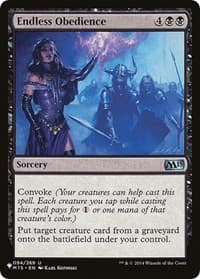 Endless Obedience from The List Reprints