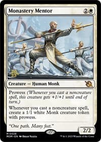 Monastery Mentor from Prerelease Cards