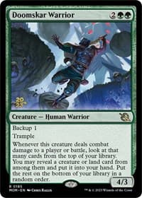 Doomskar Warrior from Prerelease Cards