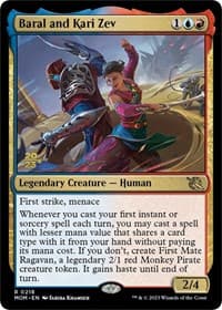 Baral and Kari Zev from Prerelease Cards