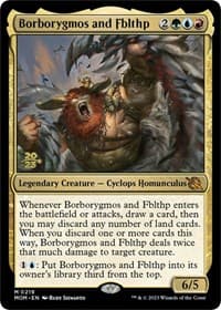 Borborygmos and Fblthp from Prerelease Cards