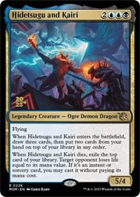 Hidetsugu and Kairi from Prerelease Cards