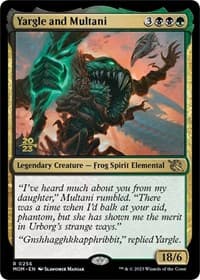 Yargle and Multani from Prerelease Cards