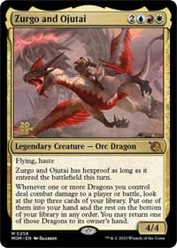 Zurgo and Ojutai from Prerelease Cards