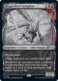 Dragonlord Kolaghan (Halo Foil) from Secret Lair Drop Series