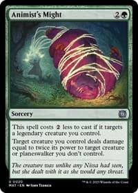 Animist's Might from March of the Machine: The Aftermath
