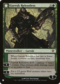 Garruk Relentless from The List Reprints