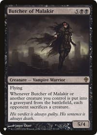 Butcher of Malakir from The List Reprints
