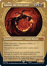 Sauron, the Dark Lord (Showcase) from Universes Beyond: The Lord of the Rings: Tales of Middle-earth