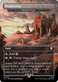 Weathertop - Deserted Temple from Commander: The Lord of the Rings: Tales of Middle-earth
