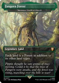 Fangorn Forest - Yavimaya, Cradle of Growth (Borderless) from Commander: The Lord of the Rings: Tales of Middle-earth