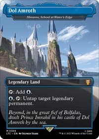 Dol Amroth - Minamo, School at Water's Edge (Borderless) from Commander: The Lord of the Rings: Tales of Middle-earth
