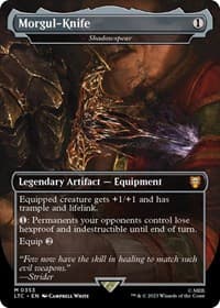 Morgul-Knife - Shadowspear (Borderless) from Commander: The Lord of the Rings: Tales of Middle-earth
