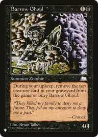 Barrow Ghoul from The List Reprints