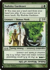 Budoka Gardener // Dokai, Weaver of Life from The List Reprints