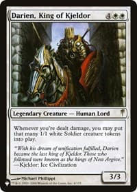 Darien, King of Kjeldor from The List Reprints