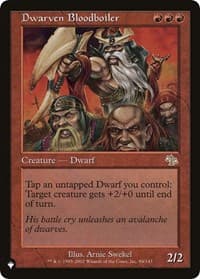 Dwarven Bloodboiler from The List Reprints