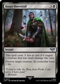 Bitter Downfall from Universes Beyond: The Lord of the Rings: Tales of Middle-earth