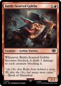 Battle-Scarred Goblin from Universes Beyond: The Lord of the Rings: Tales of Middle-earth