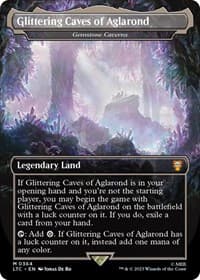 Glittering Caves of Aglarond - Gemstone Caverns (Borderless) from Commander: The Lord of the Rings: Tales of Middle-earth