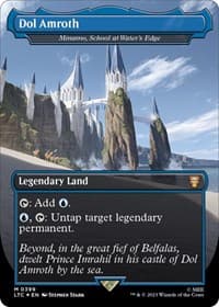 Dol Amroth - Minamo, School at Water's Edge (Borderless) (Surge Foil) from Commander: The Lord of the Rings: Tales of Middle-earth