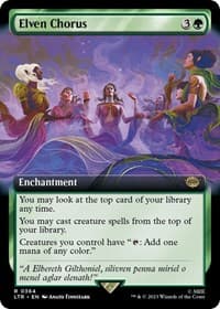 Elven Chorus (Extended Art) from Universes Beyond: The Lord of the Rings: Tales of Middle-earth