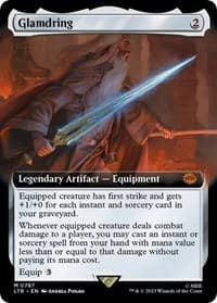 Glamdring (Extended Art) (Surge Foil) from Universes Beyond: The Lord of the Rings: Tales of Middle-earth